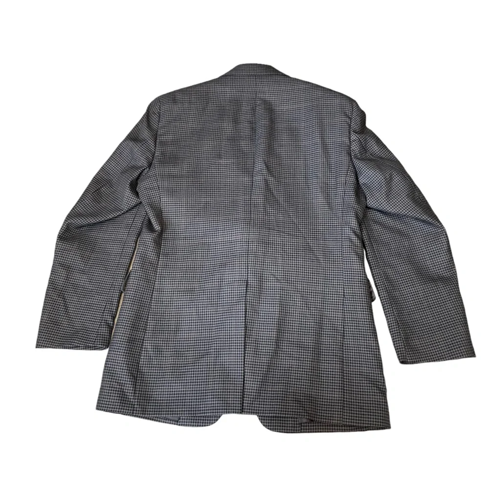 Men's ‎ 100% wool Jos A Bank's Sport coat 2 button 40R prince of wales check